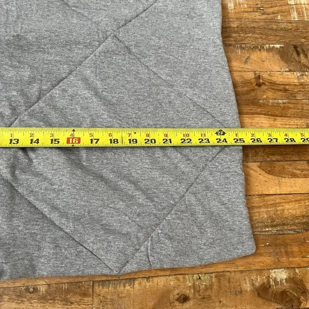 Pottery Barn Teen Favorite Tee Cotton Euro Pillow Shams Set of 2 Heathered Gray